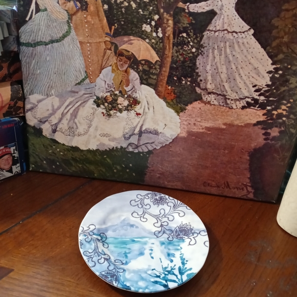 Anthropologie By Transferware 3 dessert 🍎Plates,Size 6.5" Art Plates,Nice Gift. - Picture 5 of 11